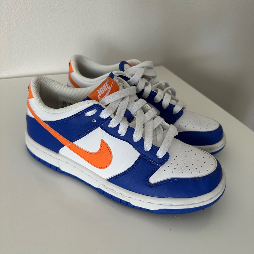 5.5Y Nike Blue and Orange dunks - Picture 9 of 10